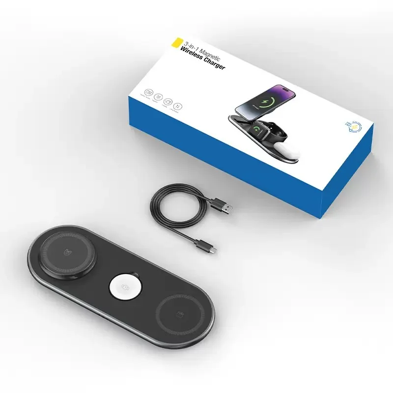 3-in-1 Foldable Magnetic Wireless Charging Station